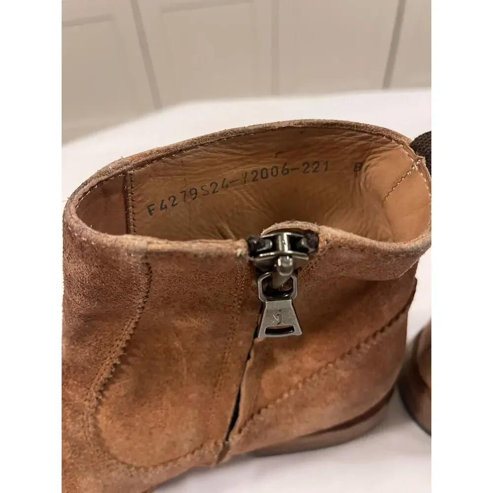NWOT: John Varvatos Brown Leather Boots Size 8